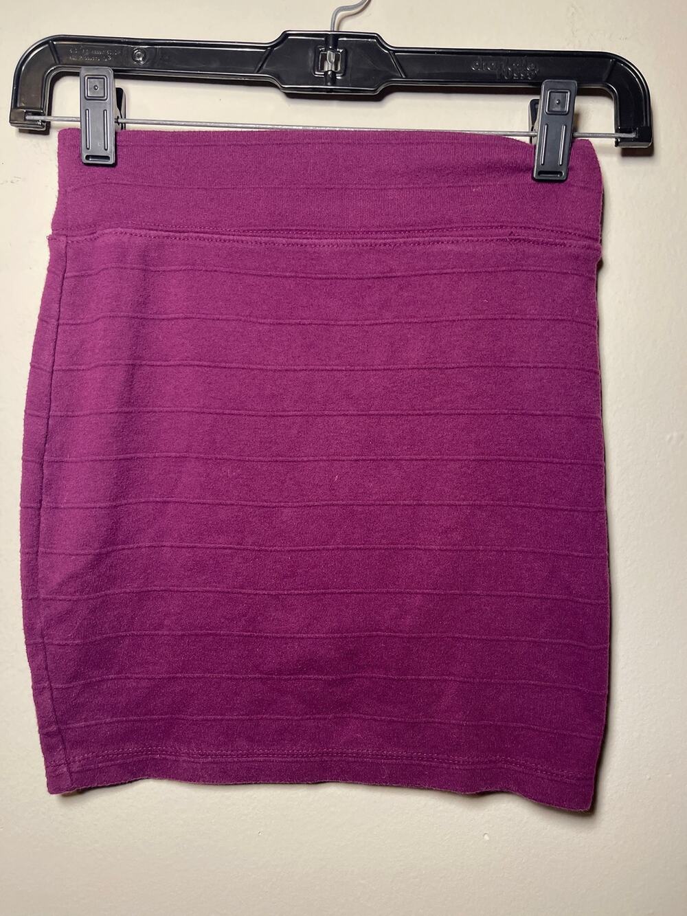 Forever 21 Purple Bodycon Mini Skirt Small Stretchy Fitted Club Party Y2K Style